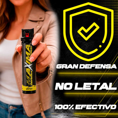Gas Pimienta 90g paquete de 6 piezas Con Tapa de seguridad. Máxima