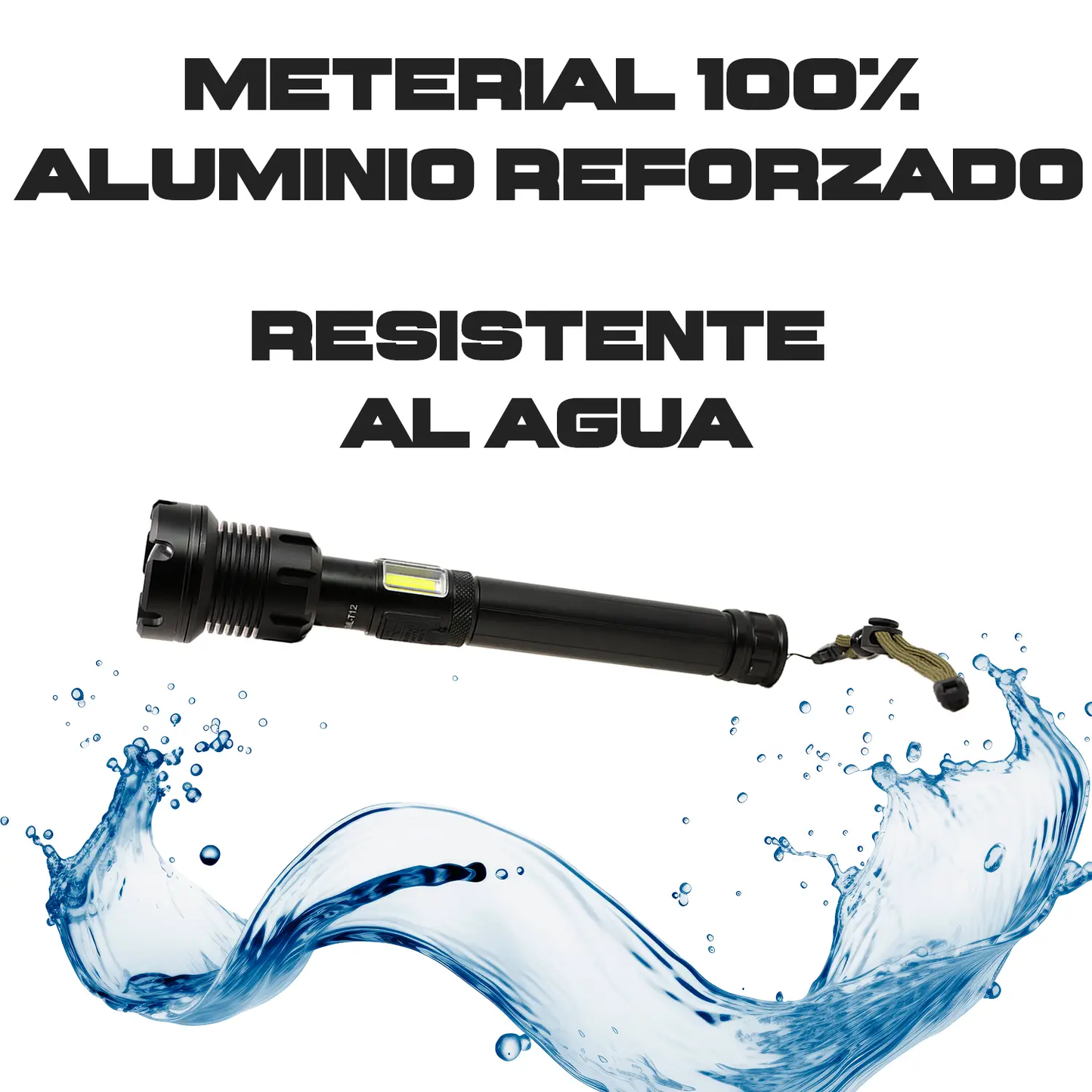Lampara de Led  LJK 8000 Lumens  Aluminio Resistente al agua