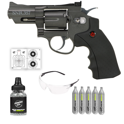 Pistola Revolver Co2 Bulldog .357 KIT CROSMAN