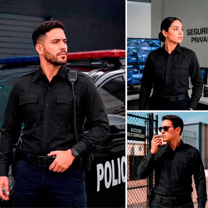 Camisa Tactica Uniforme Policia Cierre Simulado Manga Larga 5.11 Tactical