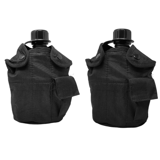 Cantimplora Tactica Militar Camping Kit Funda Y Taza