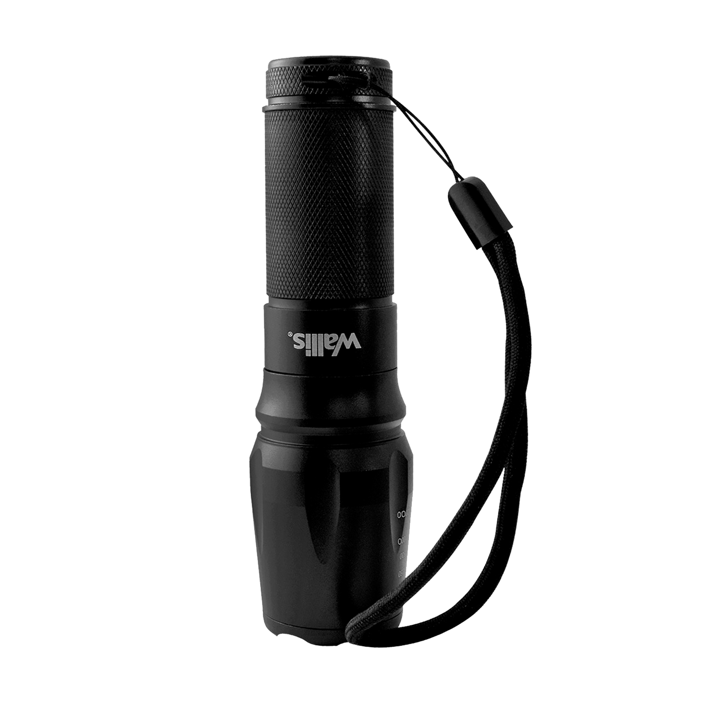 Linterna De Luz Led Recargable Con Zoom, Negro, Linterna Negro Luz Blanco