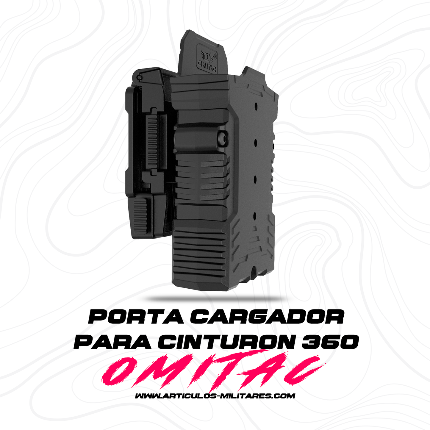 Porta Cargador Para Ar-15, M16, M4 Clip Cinturón 360 Omitac