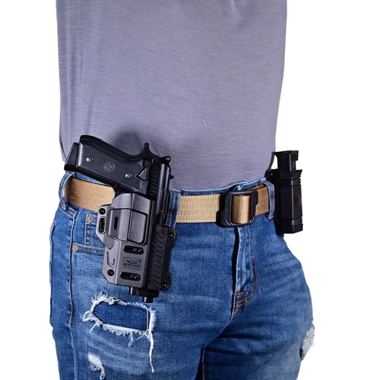 Cinturon Tactico Militar Omitac Doble Capa Porta Accesorios