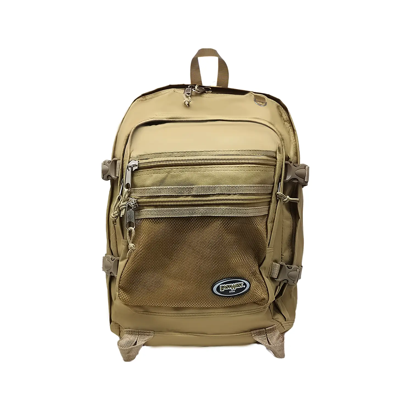 Mochila Escolar East West Con Malla Gran Capacidad