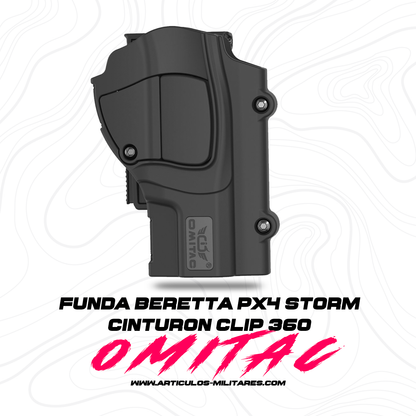 Funda Para Pistola Beretta Px4storm Clip Cinturón 360 Omitac