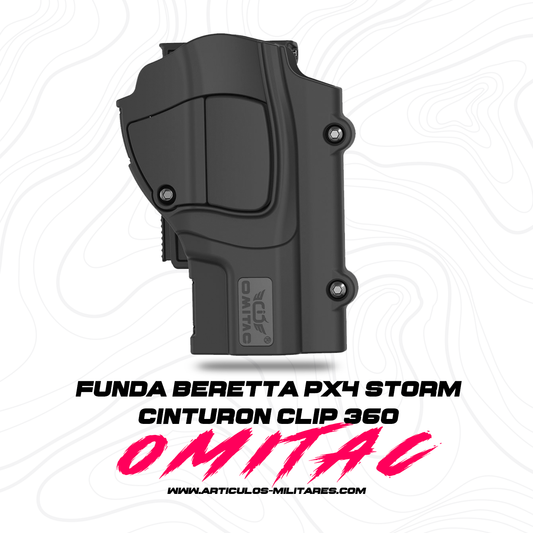Funda Para Pistola Beretta Px4storm Clip Cinturón 360 Omitac
