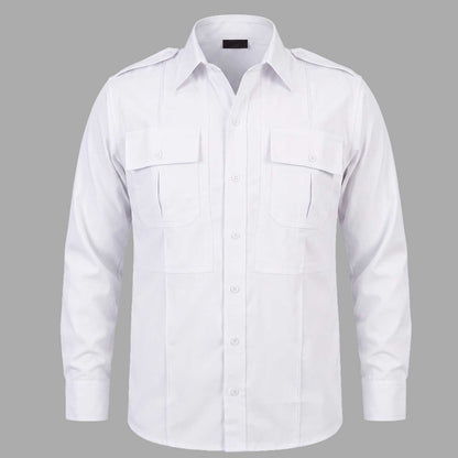 Camisa Tactica Uniforme Policia Cierre Simulado Manga Larga Residen Evil Militaría