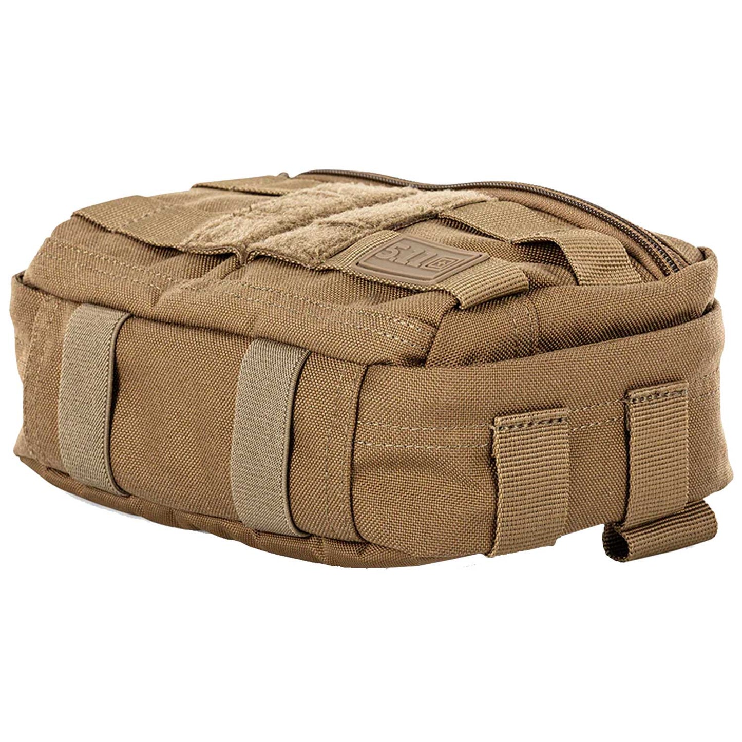 Base reforzada de la mochila táctica 5.11 MOAB 3 con correas MOLLE. Alta durabilidad para condiciones exigentes y uso prolongado.