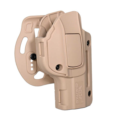 Funda Para Pistola Glock 17,22,23 Gen 1,2,3,4 Y Glock 17  Gen 5 Paleta Omitac  Caqui OMITAC.