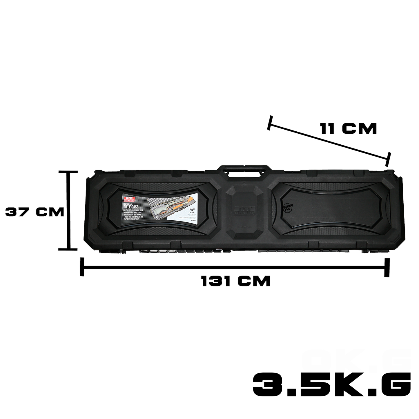 Estuche Para 2 Rifles Mtm Case Gard Hecho En Estados Unidos