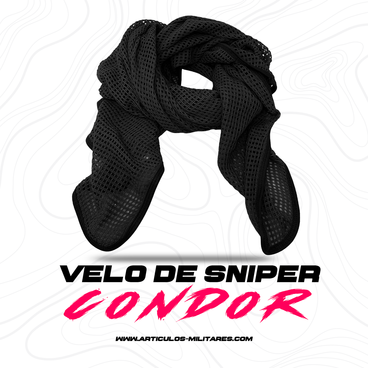Velo de Sniper Condor 100%Algodon