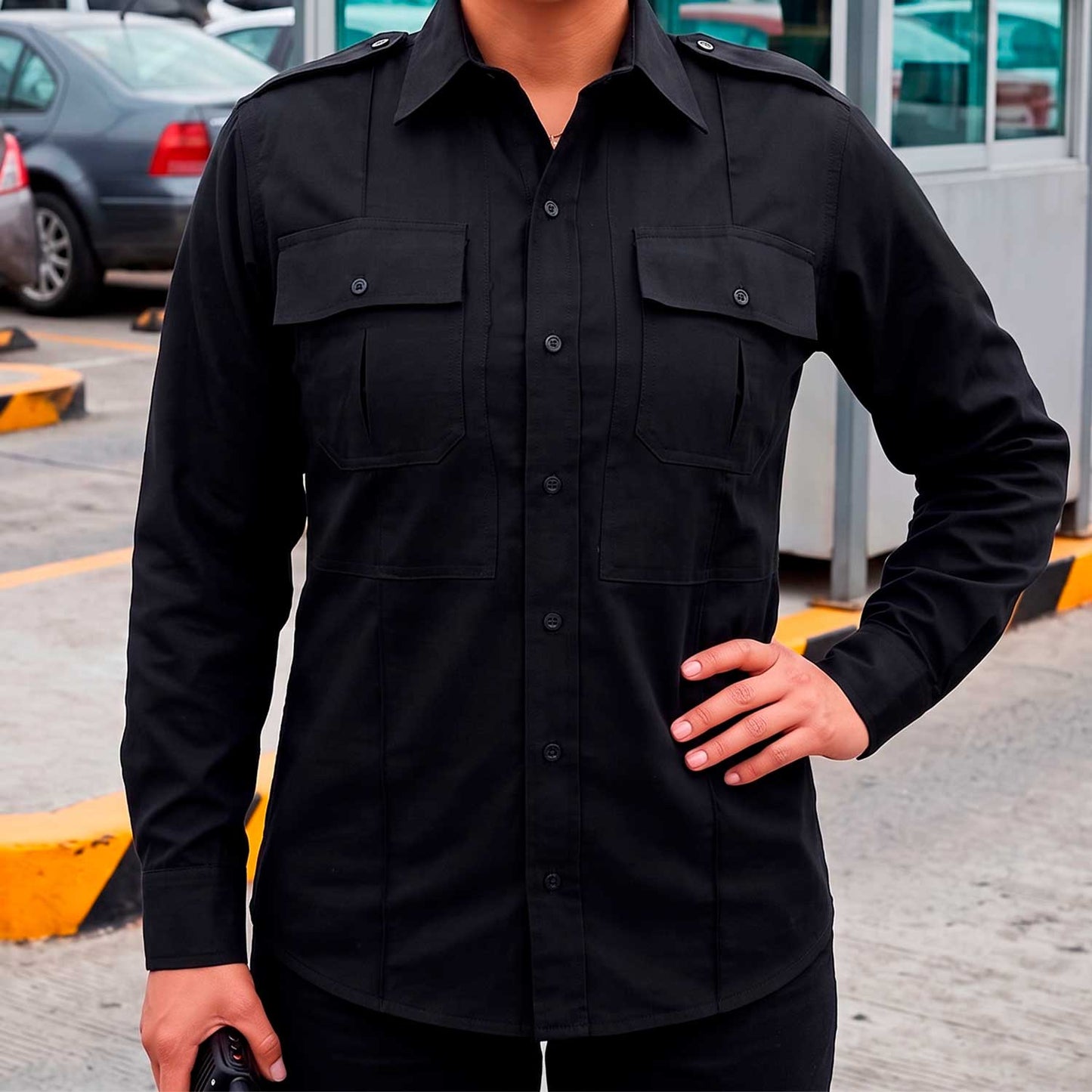 Camisa Tactica Uniforme Policia Cierre Simulado Manga Larga 5.11 Tactical
