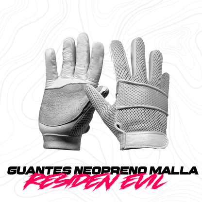 Guantes Neopreno Táctico Piel Blanco Residen Evil Militaría