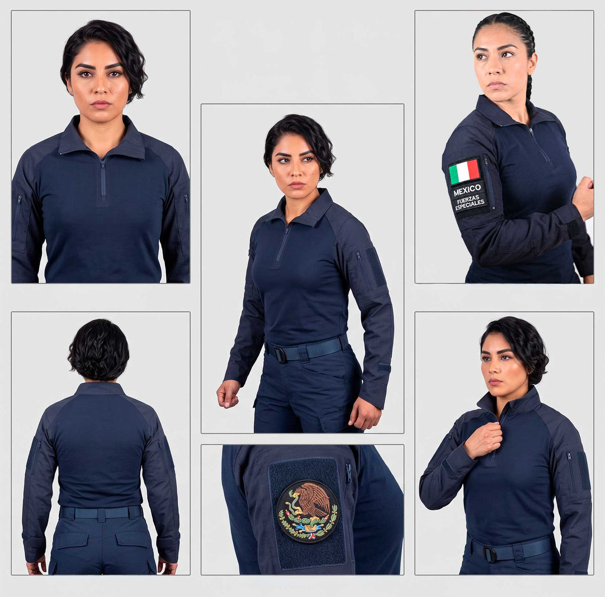 Playera Camisa Táctica Rápida De Combate Porta Parche Policial Residen Evil Militaría