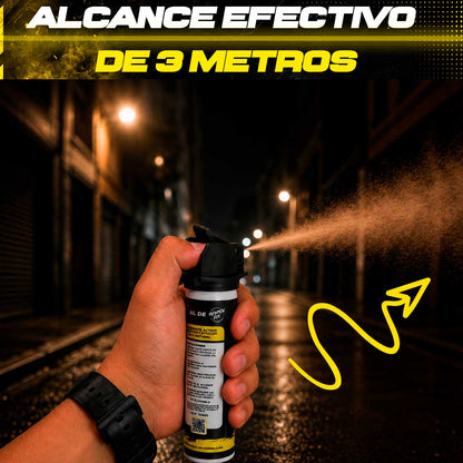 Gas Pimienta 90g 10 piezas Con Tapa de seguridad Máxima