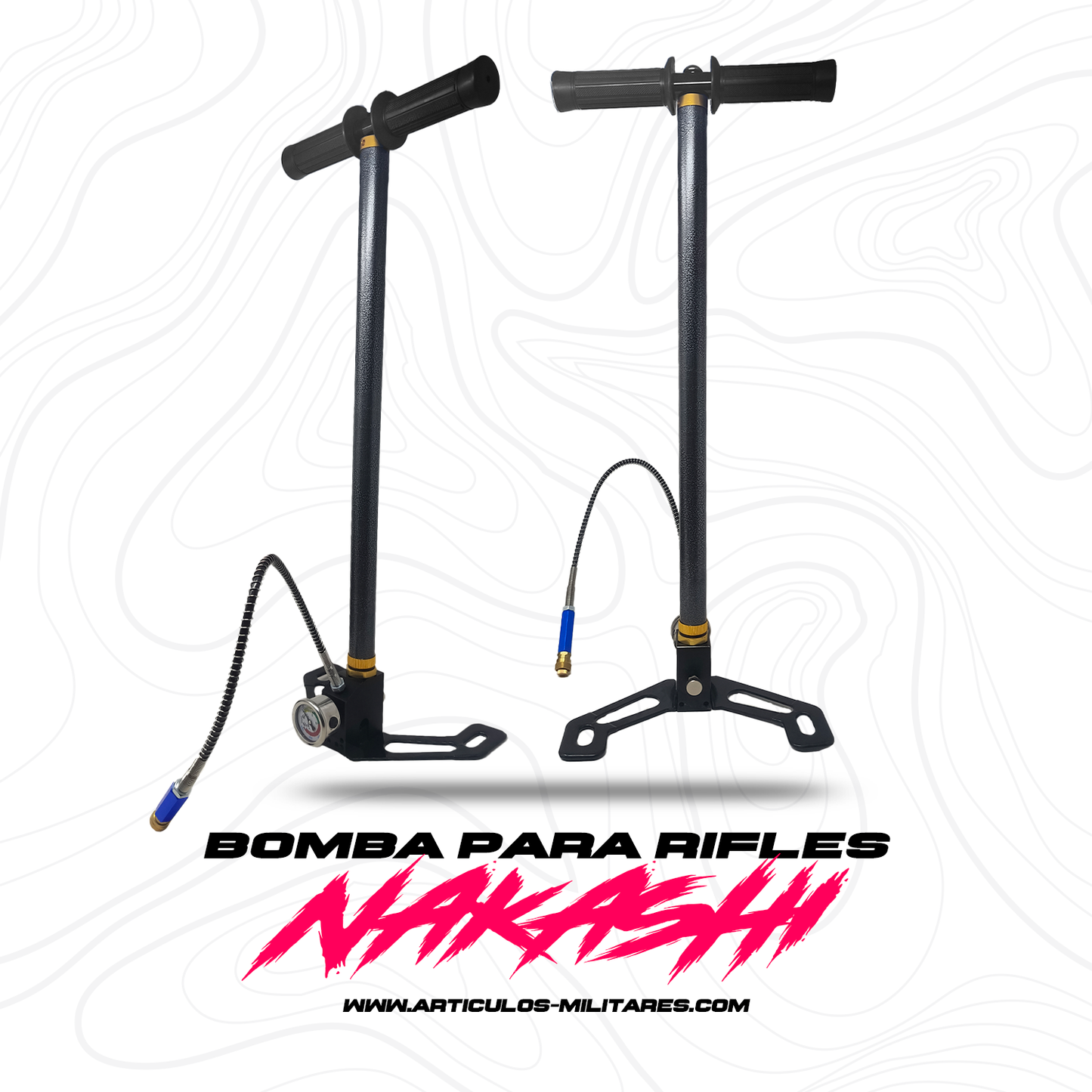 Bomba Nakashi 3 Etapas 4500 Psi Manual Pcp Rifles Y Pistolas