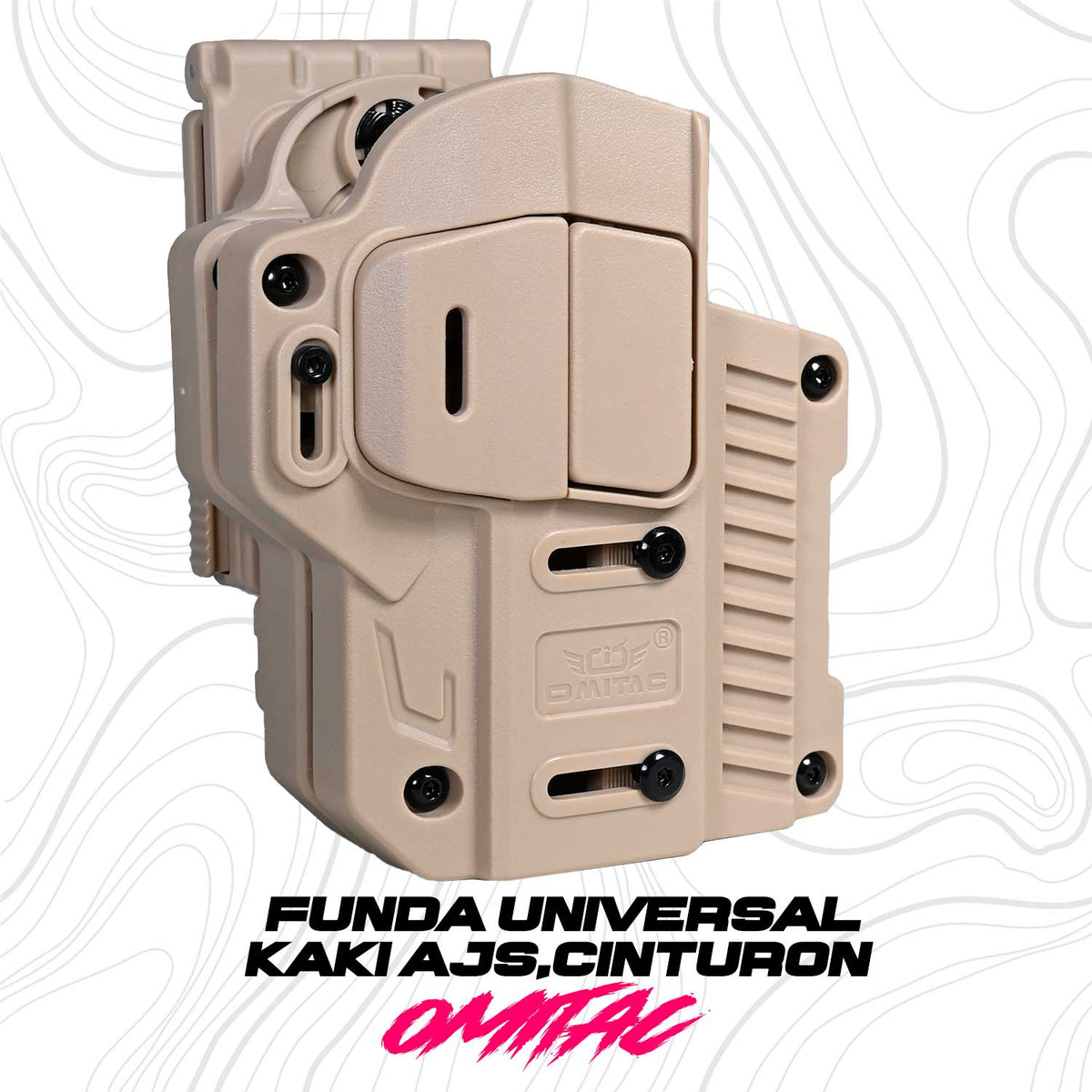 Funda Táctica Universal Clip de Cinturón Omitac OMITAC