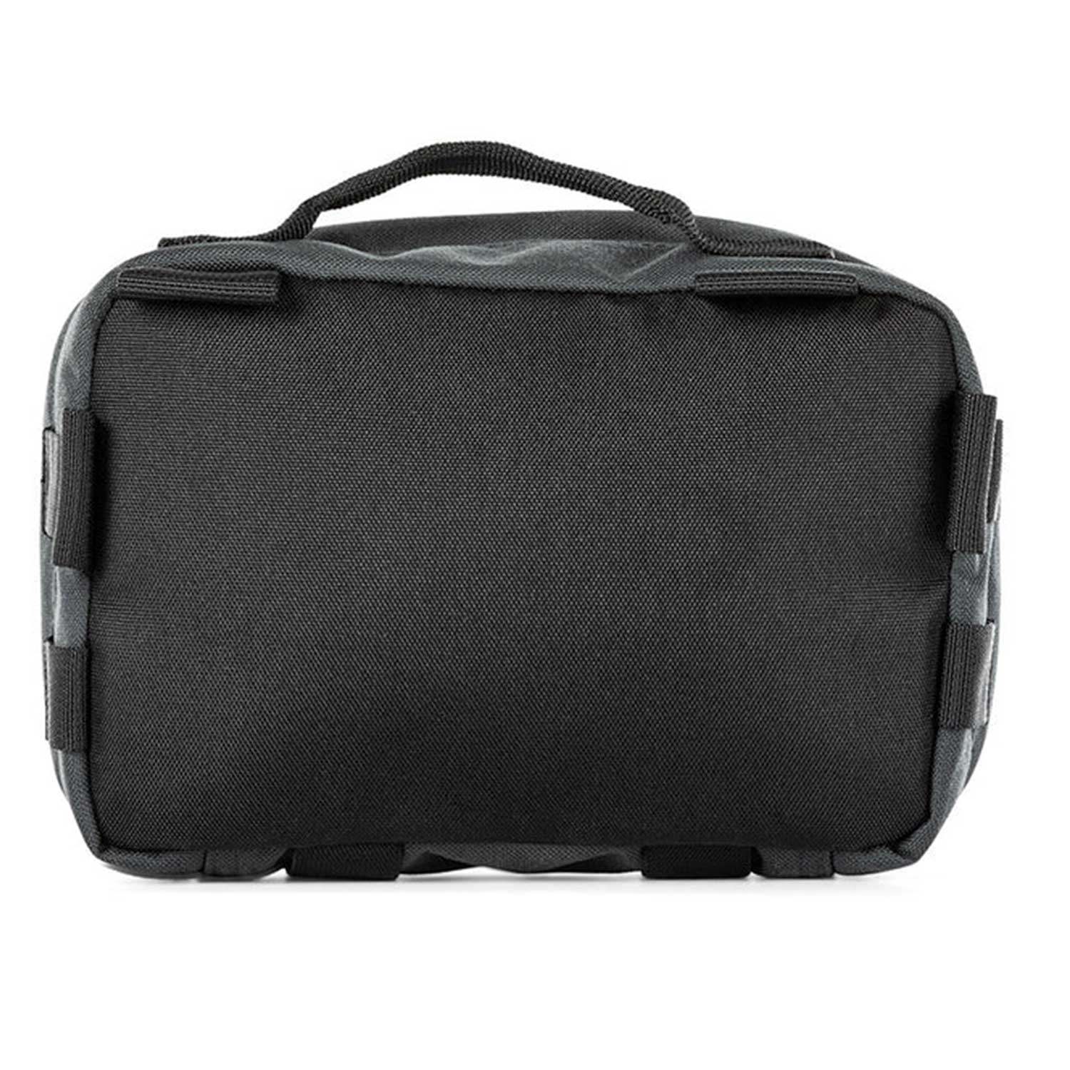 Base reforzada de la mochila táctica 5.11 MOAB 3 con correas MOLLE. Alta durabilidad para condiciones exigentes y uso prolongado.