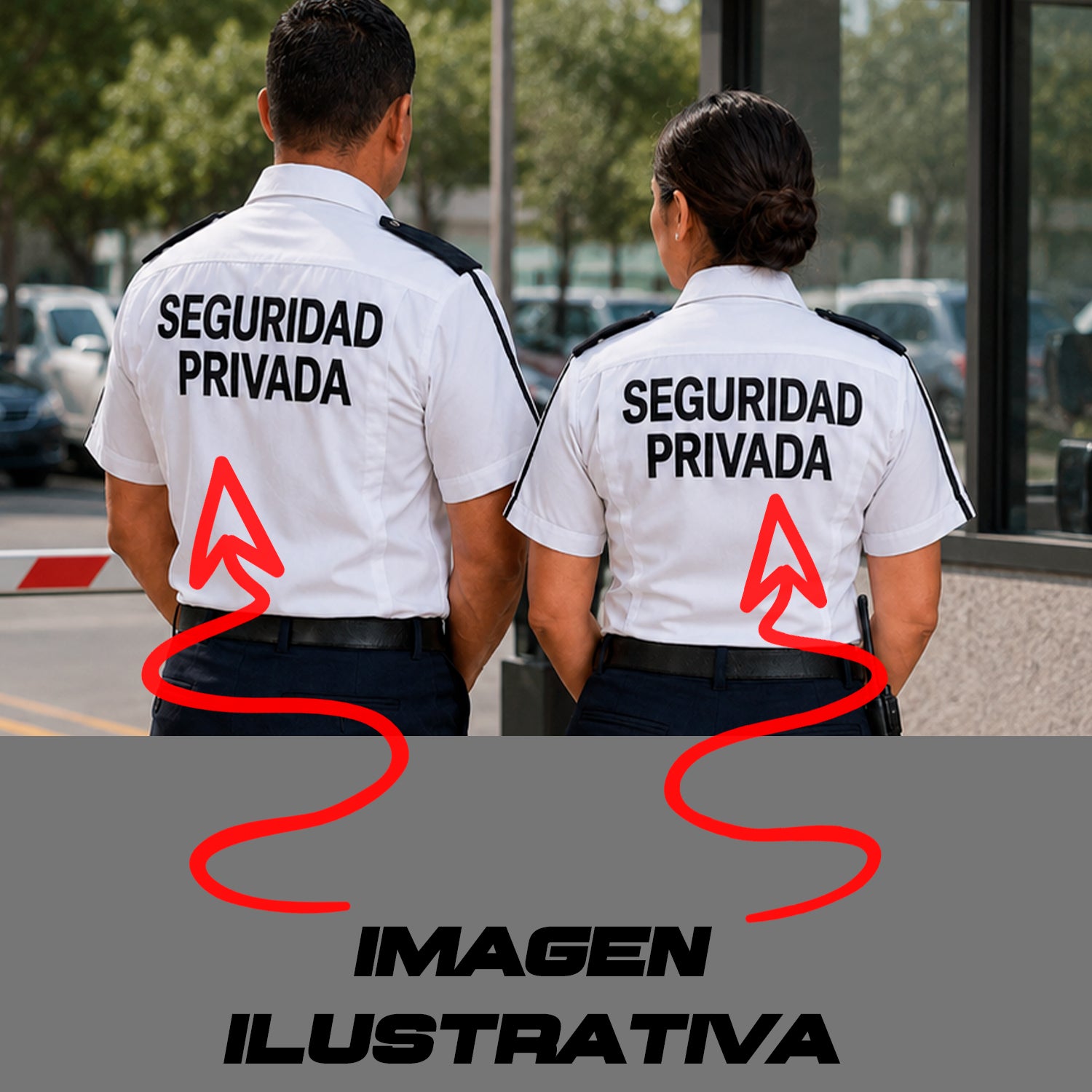 Camisa Uniforme Seguridad Privada Manga Corta Residen Evil Militaría