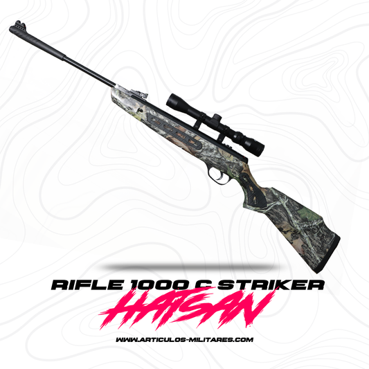 Rifle Hatsan 1000c Striker Cal 6.35mm MIra Camo Advantage