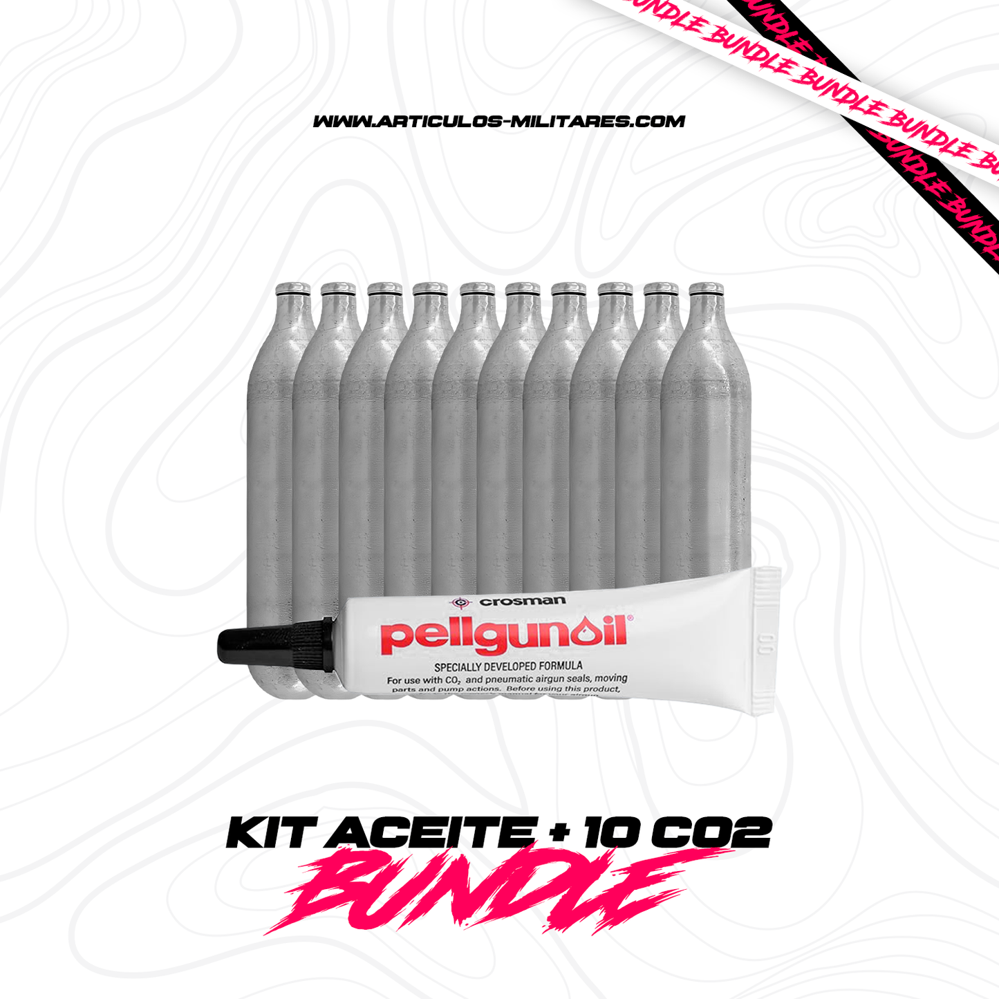 Kit Mantenimiento Aceite Lubricante + 10 Co2