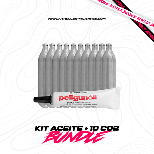 Kit Mantenimiento Aceite Lubricante + 10 Co2
