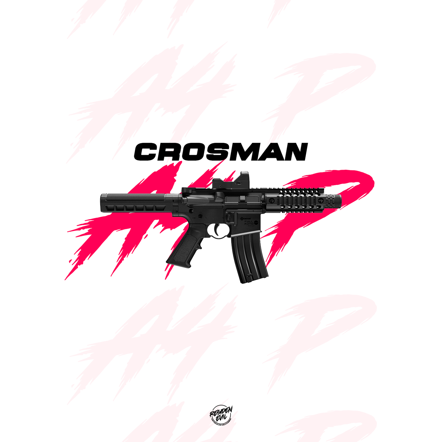 Rifle de Aire Full Auto A4-P Co2 Blowback .177 Cal Crosman