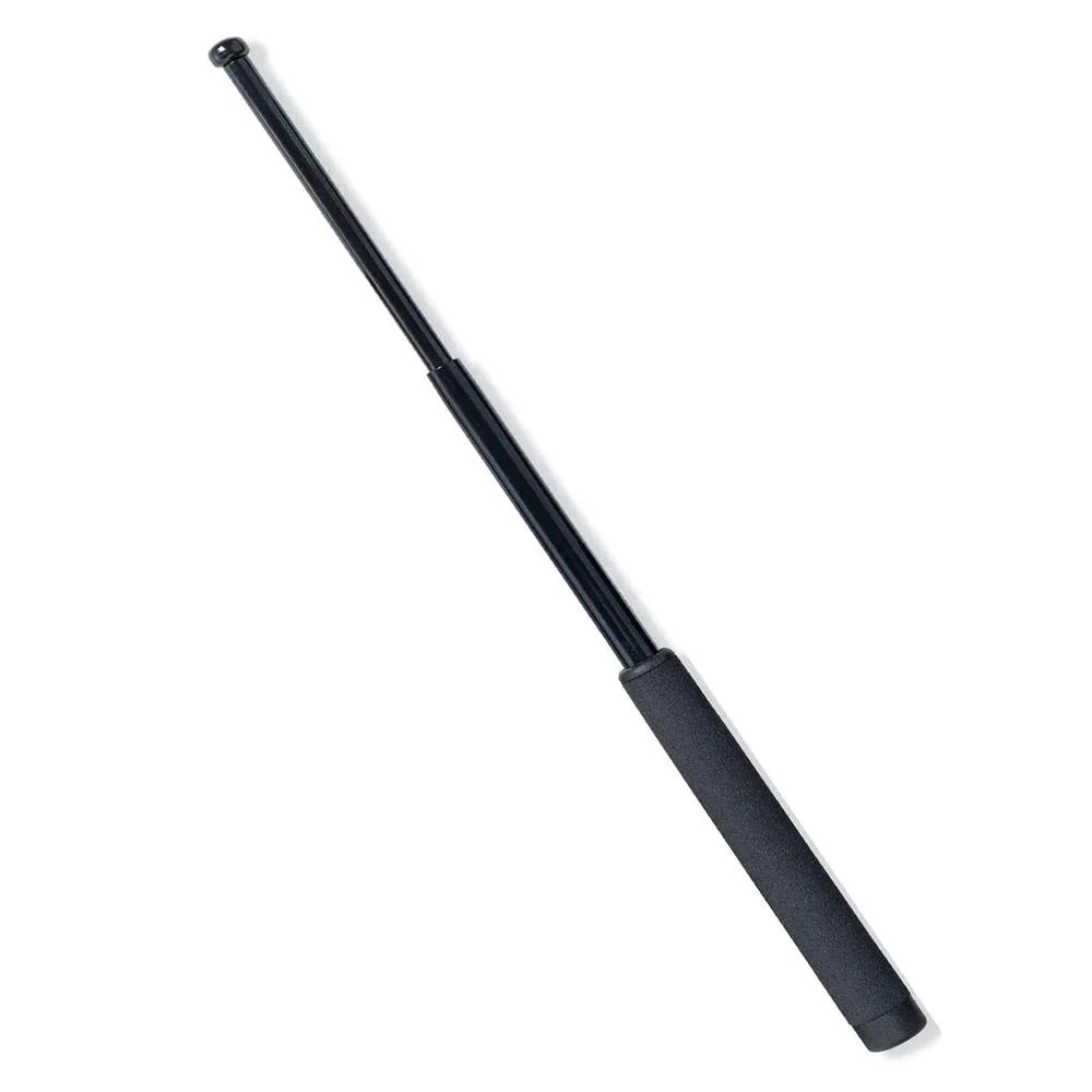 Bastón Retráctil Asp 26 Black Chrome Profesional Seguridad