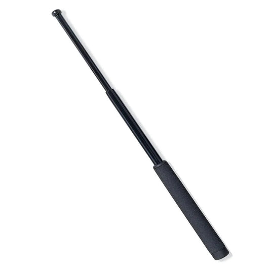Bastón Retráctil Asp 26 Black Chrome Profesional Seguridad