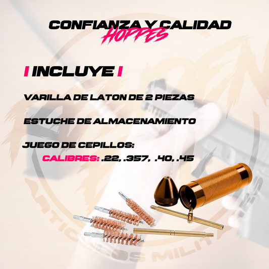 Kit De Cepillos De Limpieza Para Armas Hoppe's