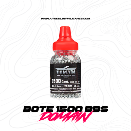 Munición Bote de 1500 BBS Cal 4.5 mm DOMAIN Domain
