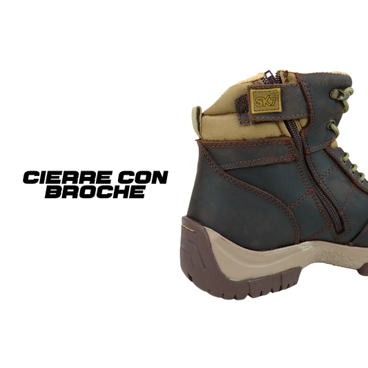 Botas Táctica D-force 707 Policía Militar Chocolate