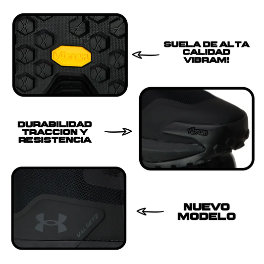 Botas Under Armour Charged Valzetz Mid Negras