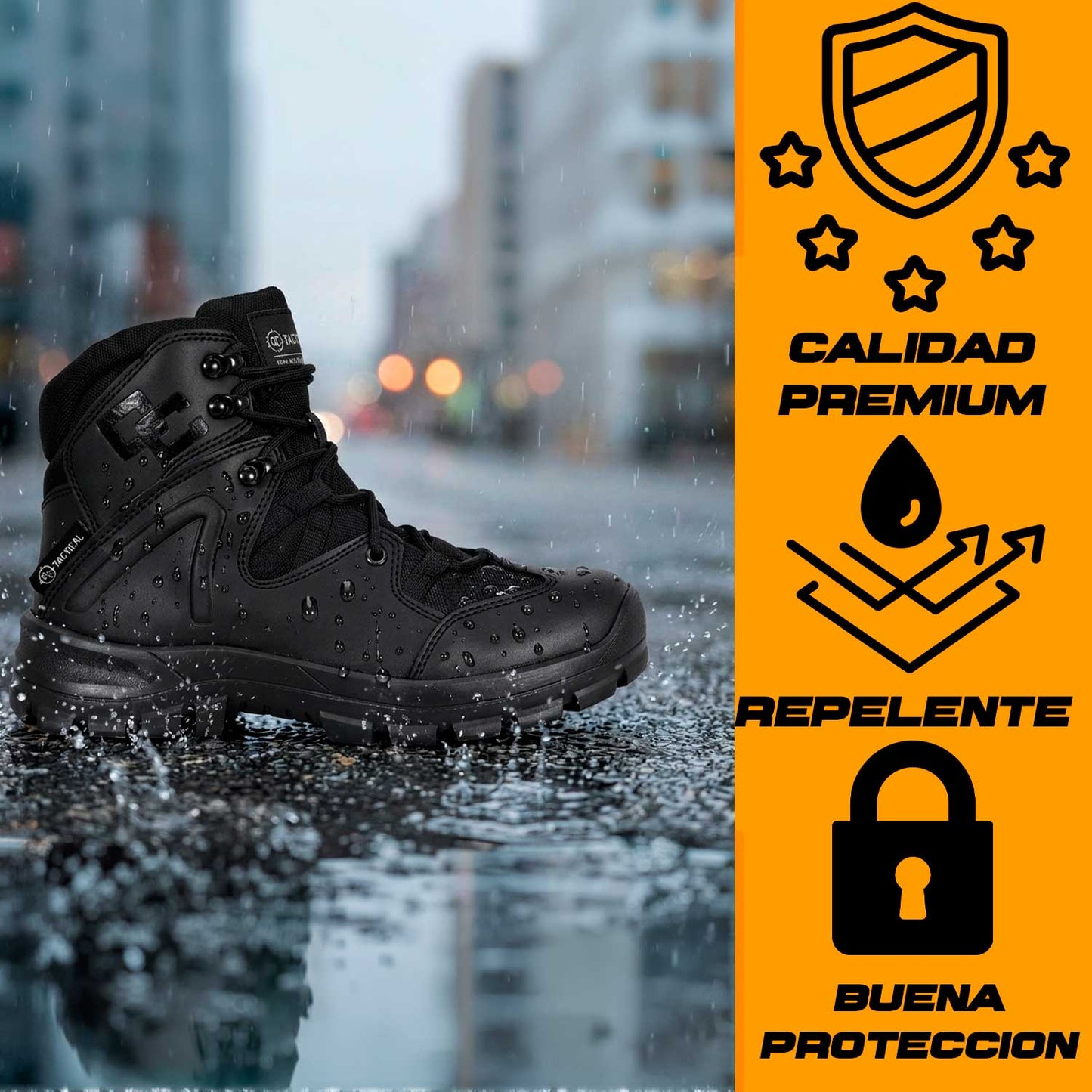 Botas OC TACTICAL 4054 ALTA CALIDAD REPELENTE
