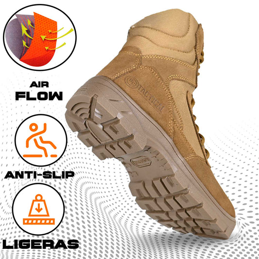Botas OC TACTICAL 4274 botas tácticas con ventilación y frescura prolongada.
