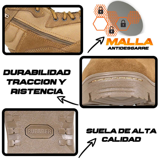 Botas OC TACTICAL 5534 botas tácticas con gran resistencia a la fricción y desgaste.