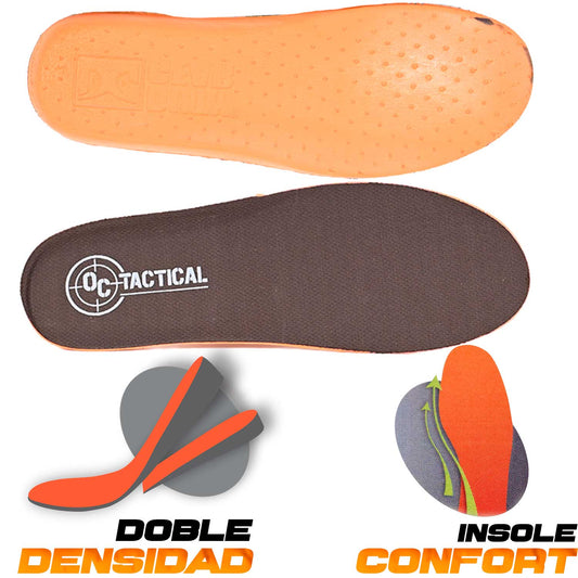 botas tácticas con plantilla cómoda tipo Insole Confort.