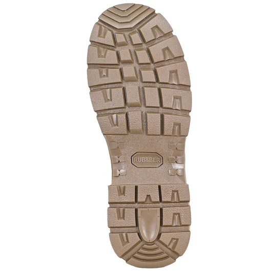 botas tácticas con suela antiderrapante para mayor seguridad.