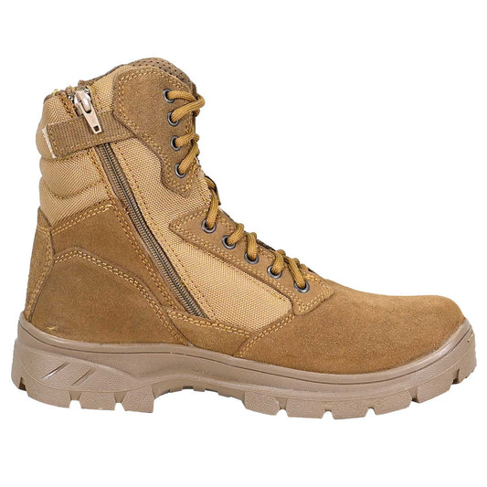 Botas OC TACTICAL 4274 botas tácticas negras con cierre lateral reforzado.