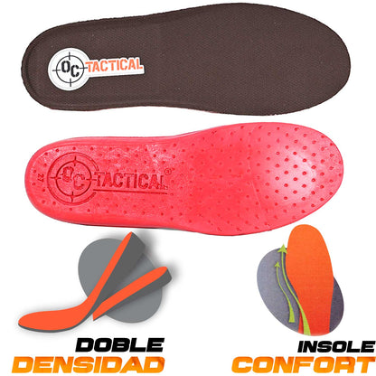 Botas OC TACTICAL 5534 botas tácticas con plantilla cómoda tipo Insole Confort.