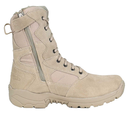 Botas OC TACTICAL 5534 botas de seguridad táctica con cierre lateral de fácil acceso y ajuste seguro.