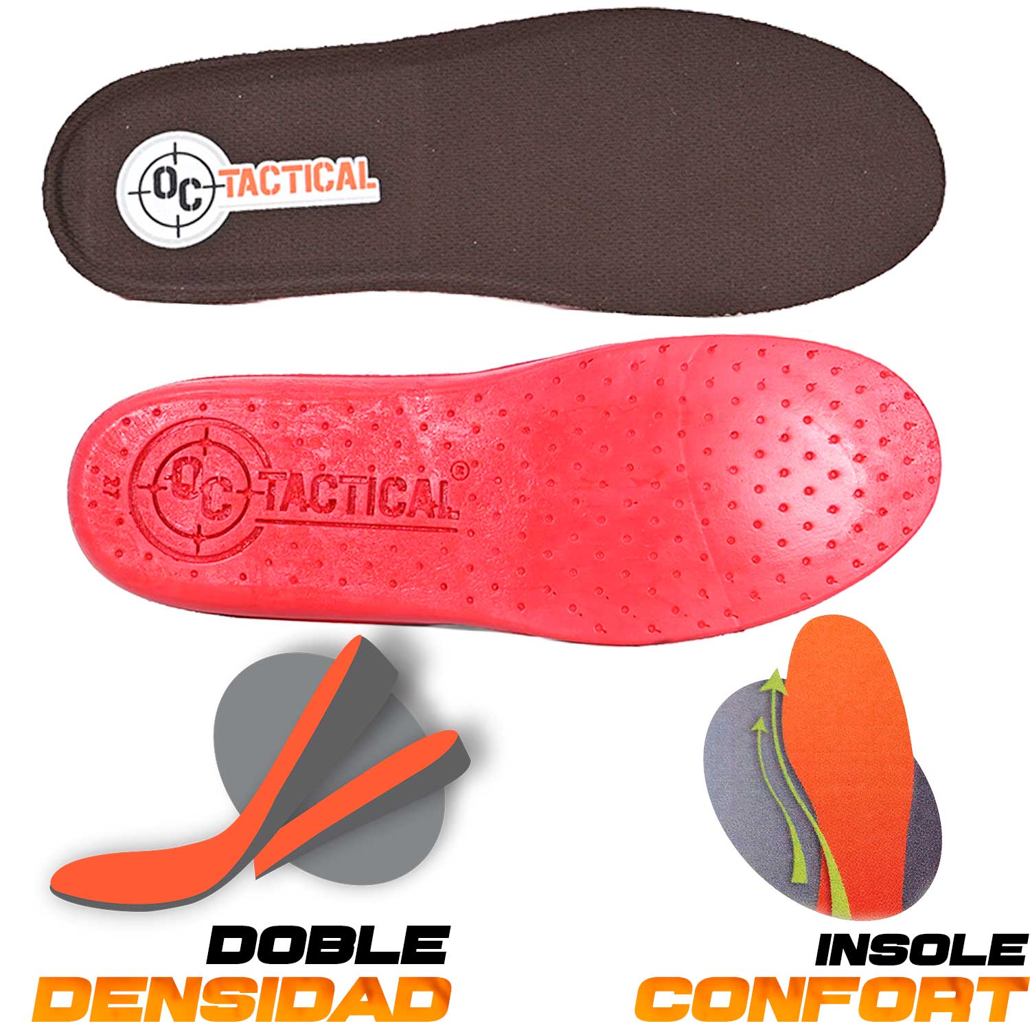 Botas OC TACTICAL 5534 botas tácticas con plantilla cómoda tipo Insole Confort.