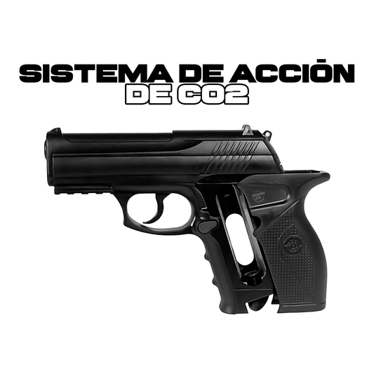 Pistola C11 de Co2 KIT CROSMAN
