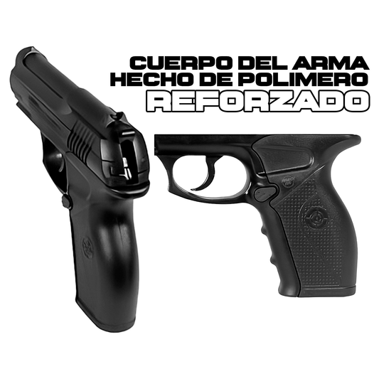 Pistola C11 de Co2 KIT CROSMAN