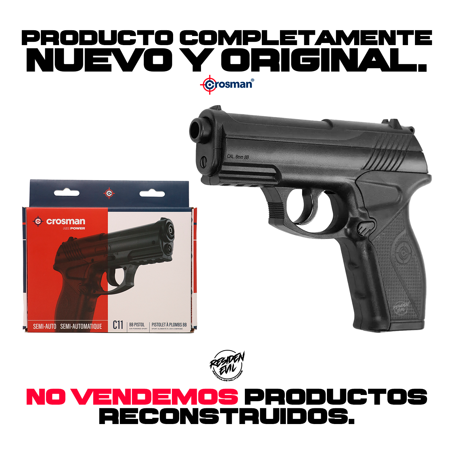 Pistola C11 de Co2 CROSMAN