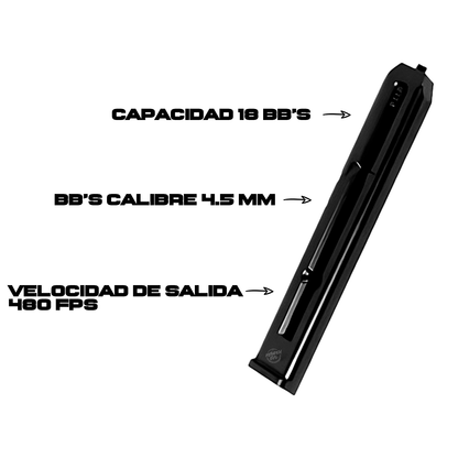 Pistola Co2 Crosman C11 Cal. 4.5mm