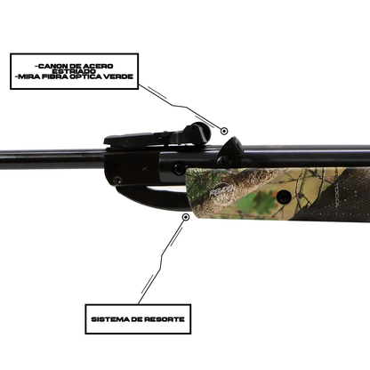 Rifle De Tiro Deportivo Aztk Camaleón 5,5mm AZTK
