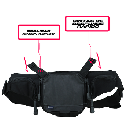 Cangurera Táctica Funda Para Arma 5.11 Carbon Charcoal 5.11 Tactical