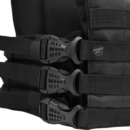 Chaleco Tactico Militar Porta Placa Ajustable con Sistema Molle
